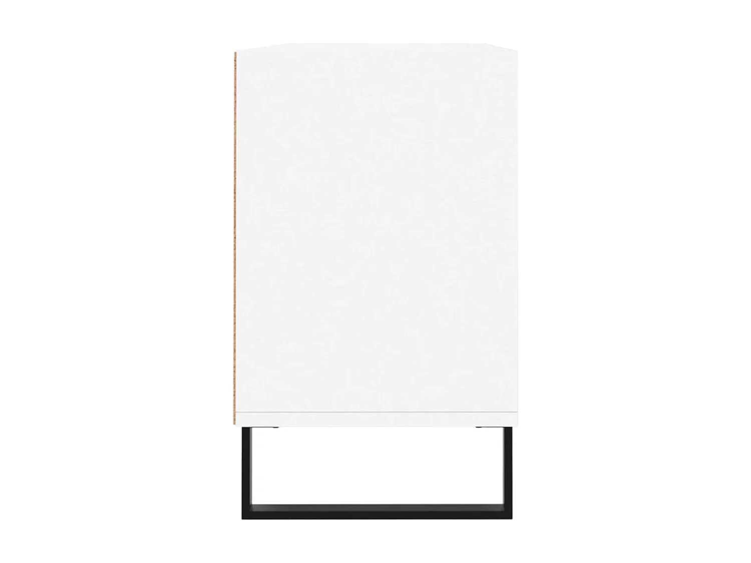 Meuble TV blanc 103,5x30x50 cm bois d'ingénierie