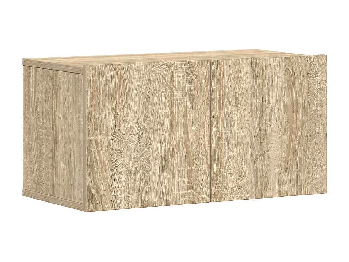 Set di Mobili Porta TV 5 pz Rovere Sonoma in Legno Multistrato