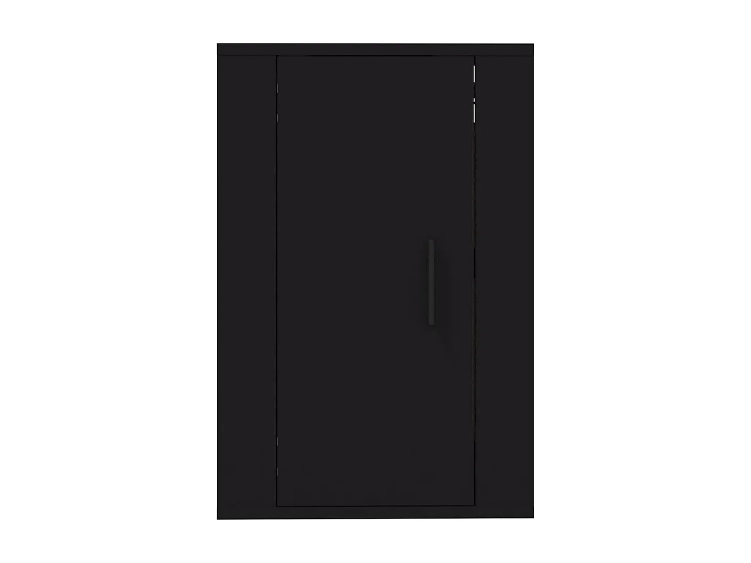 Meubles TV muraux 2 pcs Noir 40x34,5x60 cm