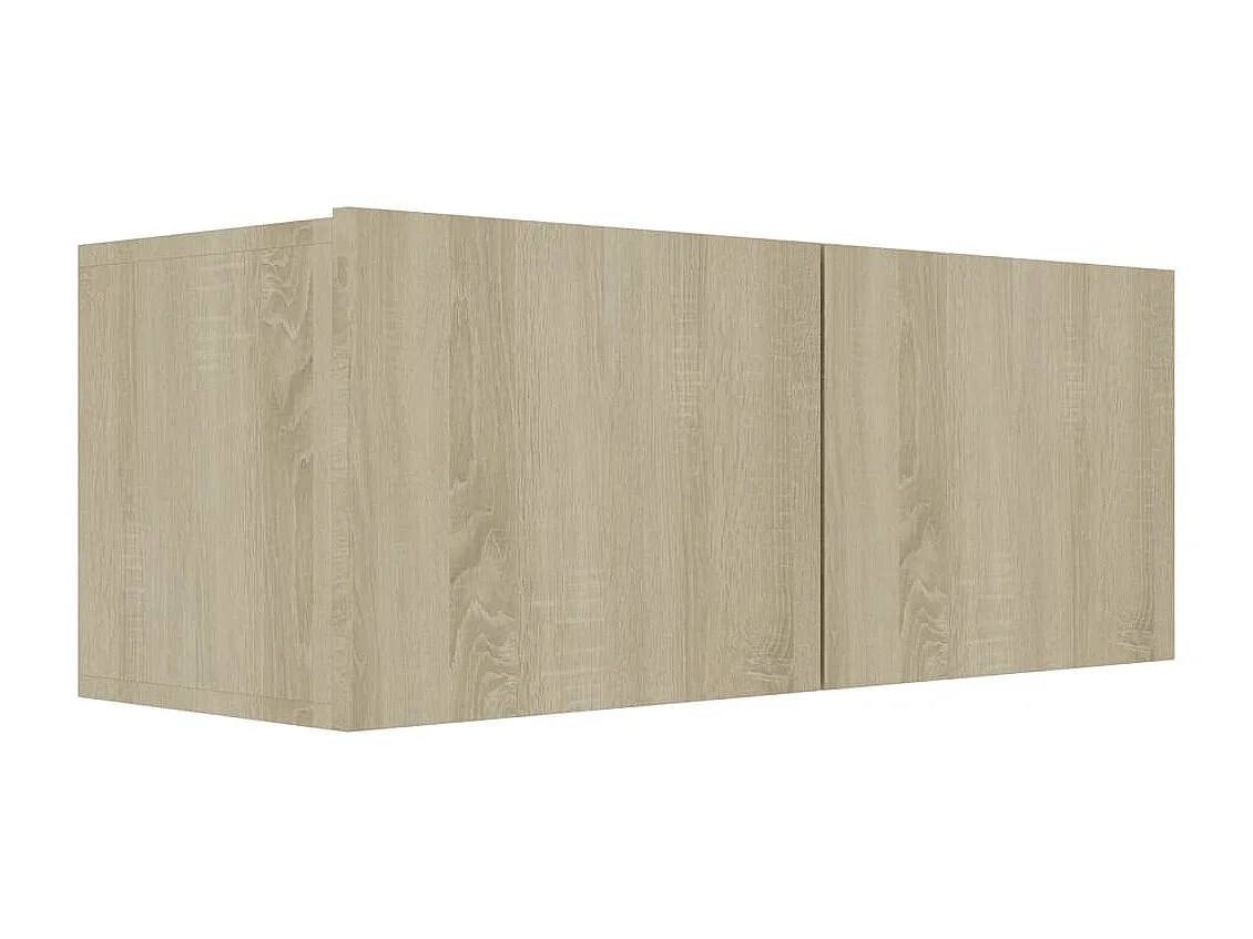 2-tlg. TV-Schrank-Set Sonoma-Eiche Holzwerkstoff