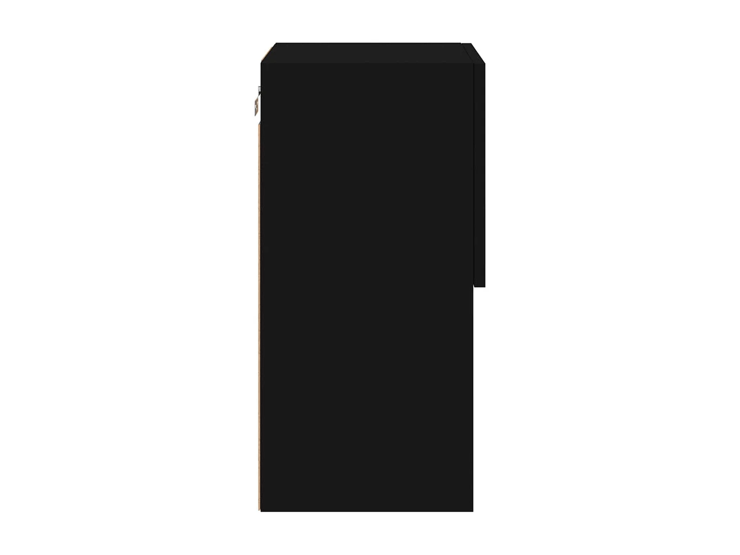 Meuble TV avec lumières LED noir 30,5x30x60 cm