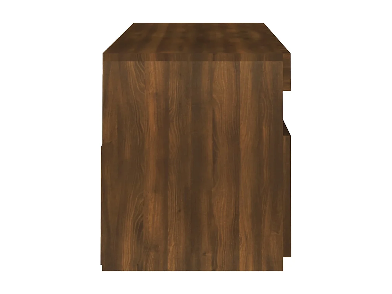 Tv-meubel met LED-verlichting 120x35x40 cm bruin eikenkleur