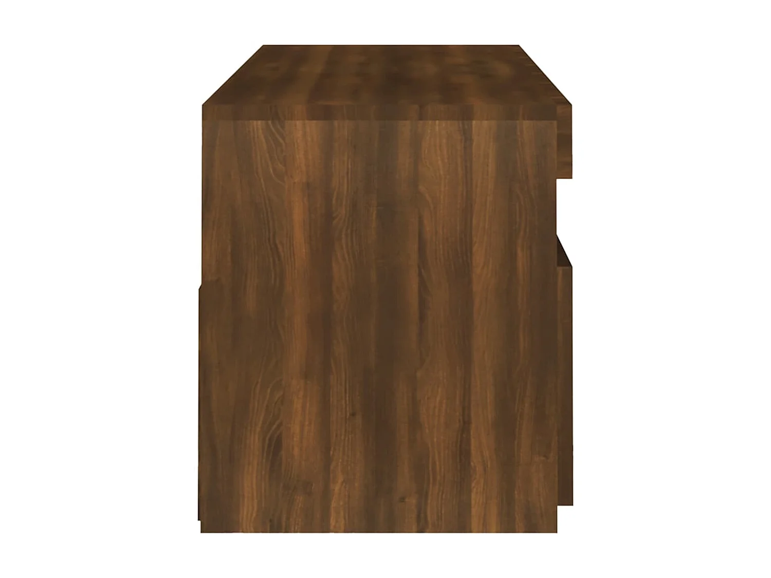 Tv-meubel met LED-verlichting 120x35x40 cm bruin eikenkleur