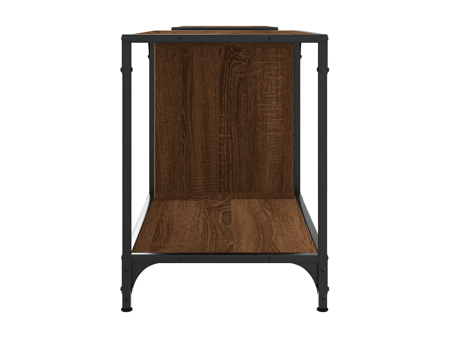 Meuble TV chêne marron 203x37x50 cm bois d'ingénierie