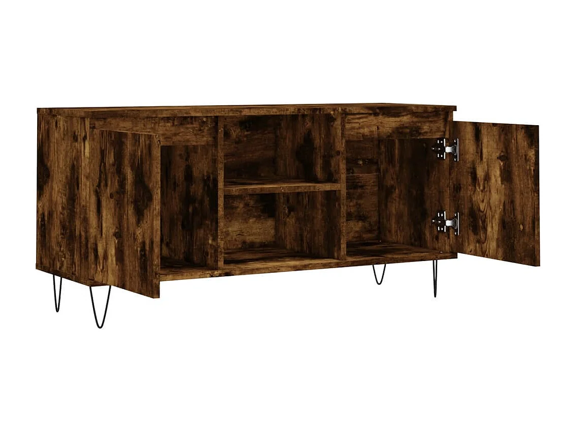 TV-Schrank Räuchereiche 104x35x50 cm Holzwerkstoff
