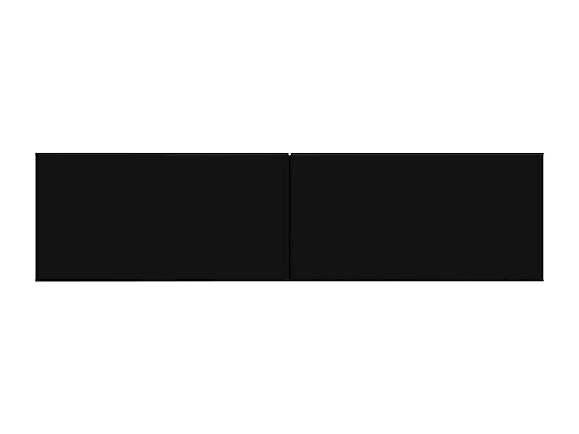 Tv-meubel 120x30x30 cm bewerkt hout zwart