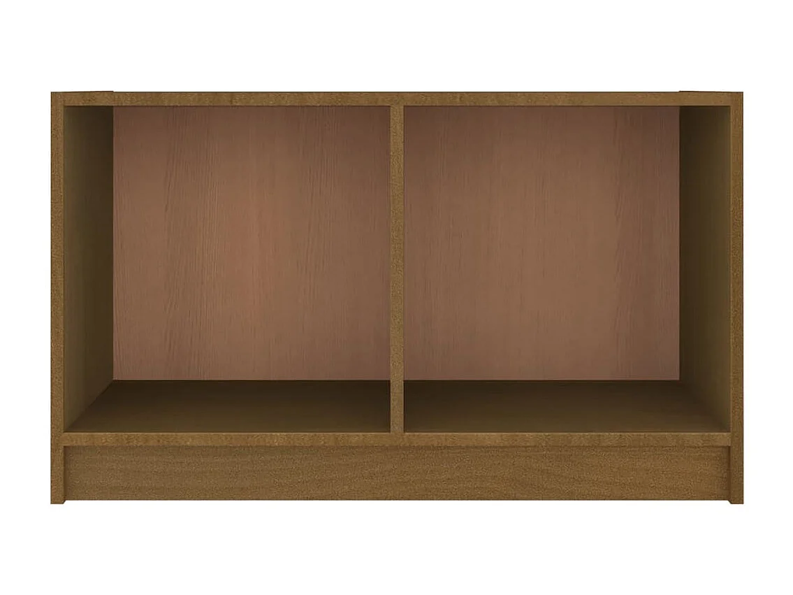 Tv-meubel 70x33x42 cm massief grenenhout honingbruin