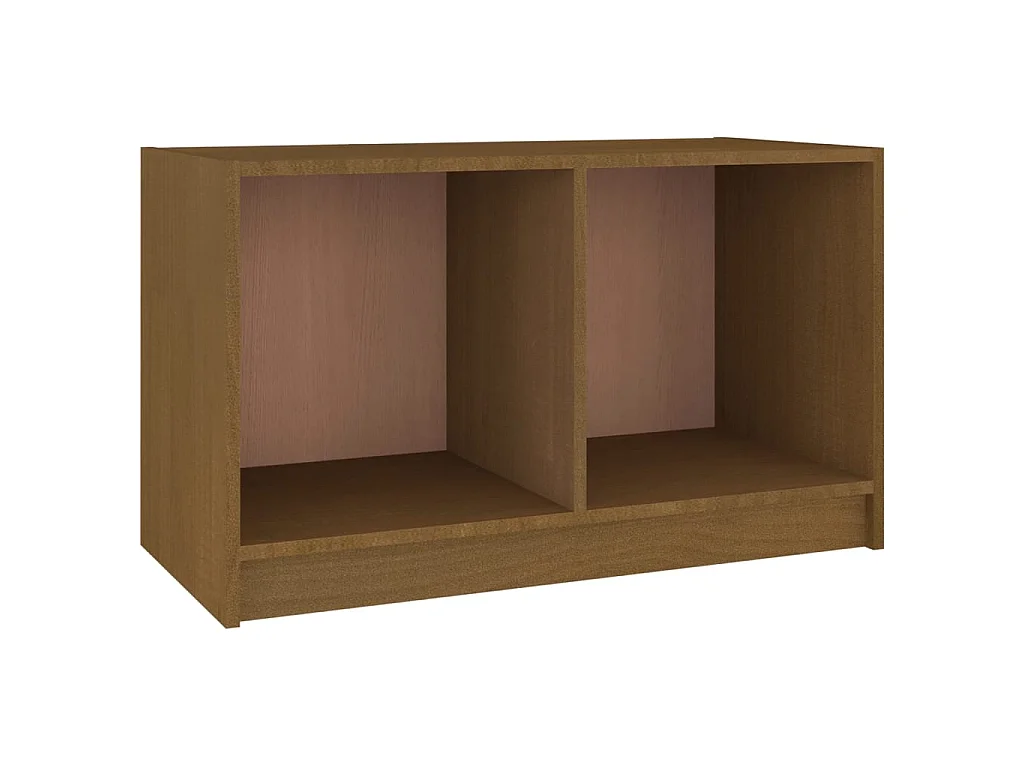 Mobile Porta TV Ambra 70x33x42 cm in Legno Massello di Pino