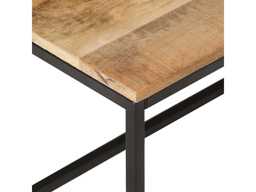 Mobile Porta TV 180x30x50cm in Legno di Mango Grezzo