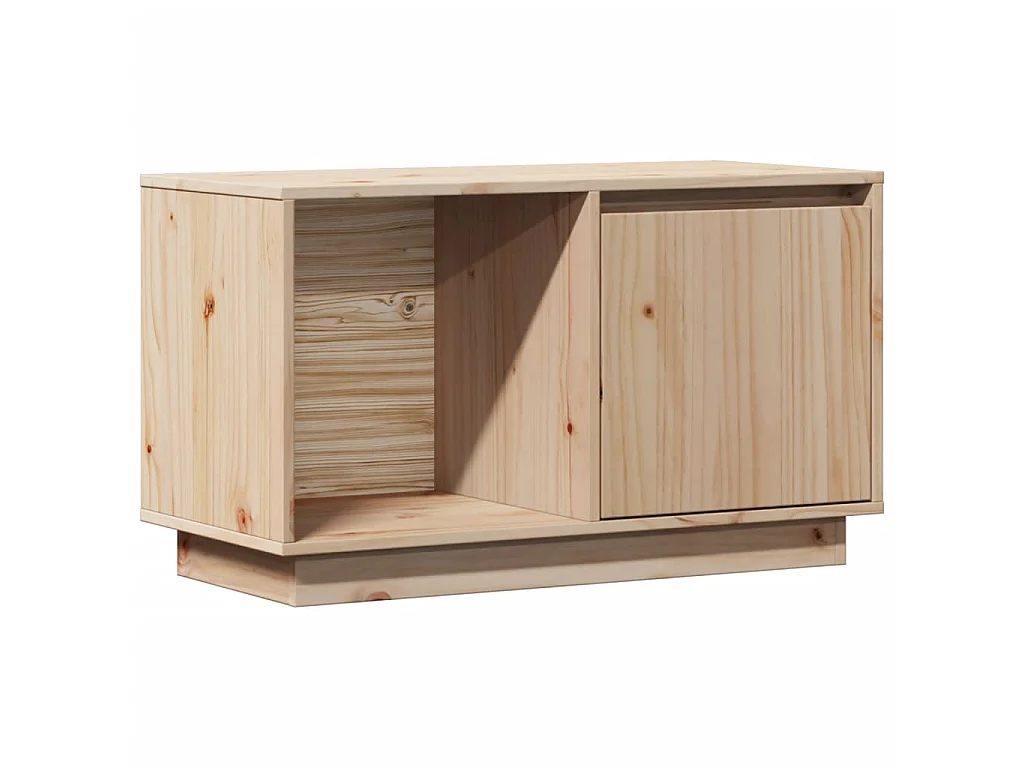 TV-Schrank 74x35x44 cm Massivholz Kiefer