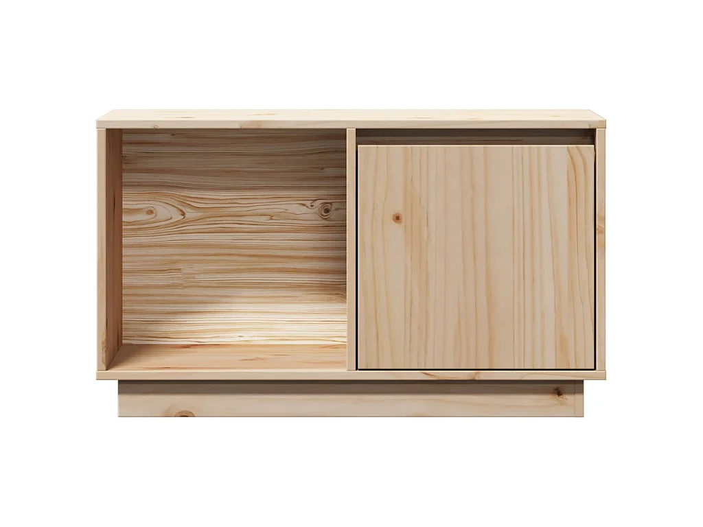 TV-Schrank 74x35x44 cm Massivholz Kiefer