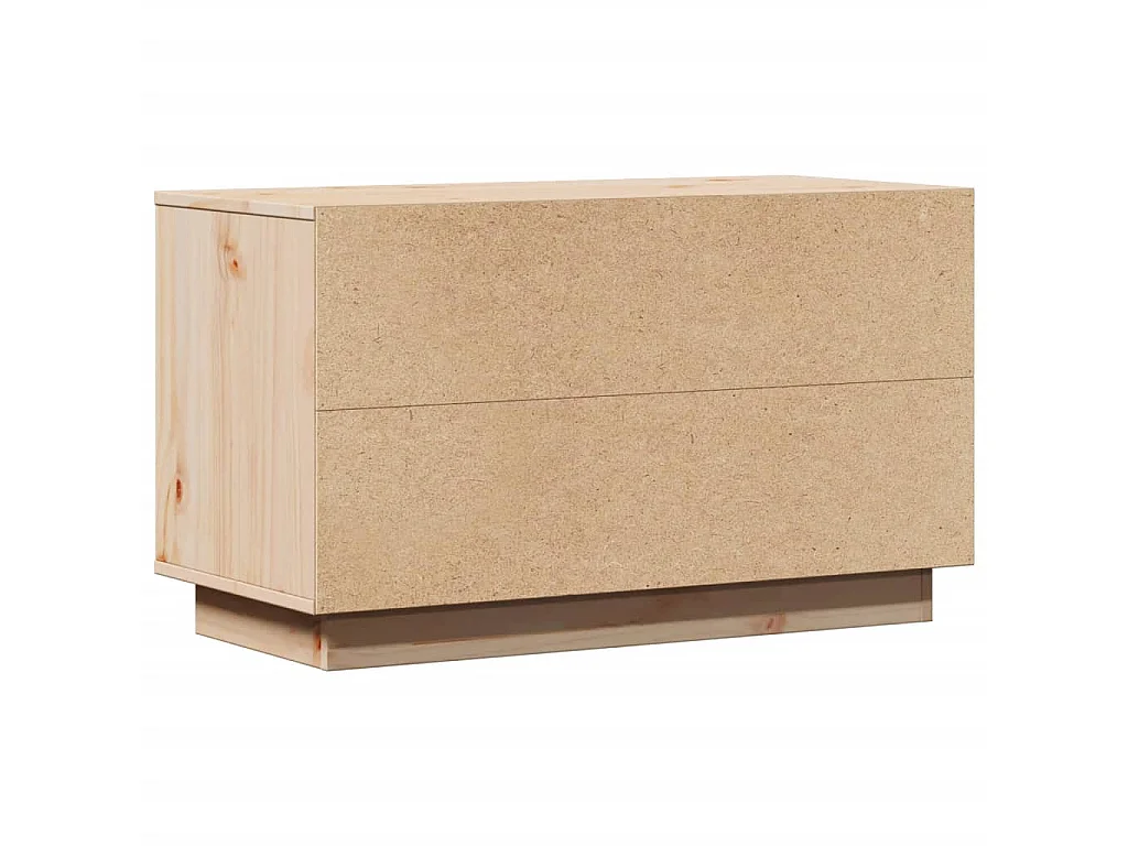 TV-Schrank 74x35x44 cm Massivholz Kiefer