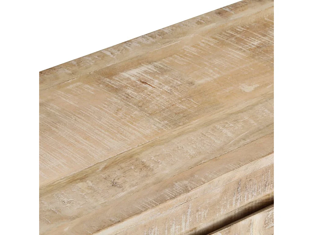 TV-Schrank 110x35x46 cm Massivholz Mango