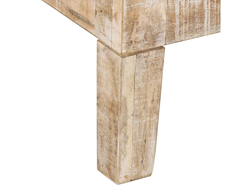 TV-Schrank 110x35x46 cm Massivholz Mango