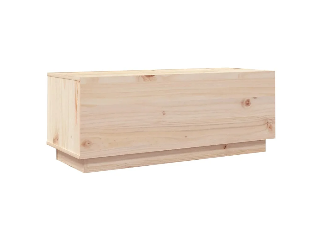 Meuble TV 90x35x35 cm Bois de pin massif