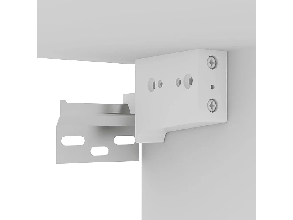 Meubles TV suspendus 2 pcs Blanc 60x30x30 cm