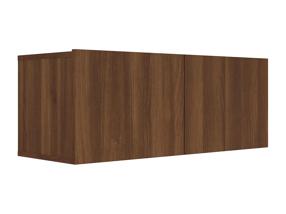 Ensemble de meubles TV 7 pcs Chêne marron Bois d'ingénierie