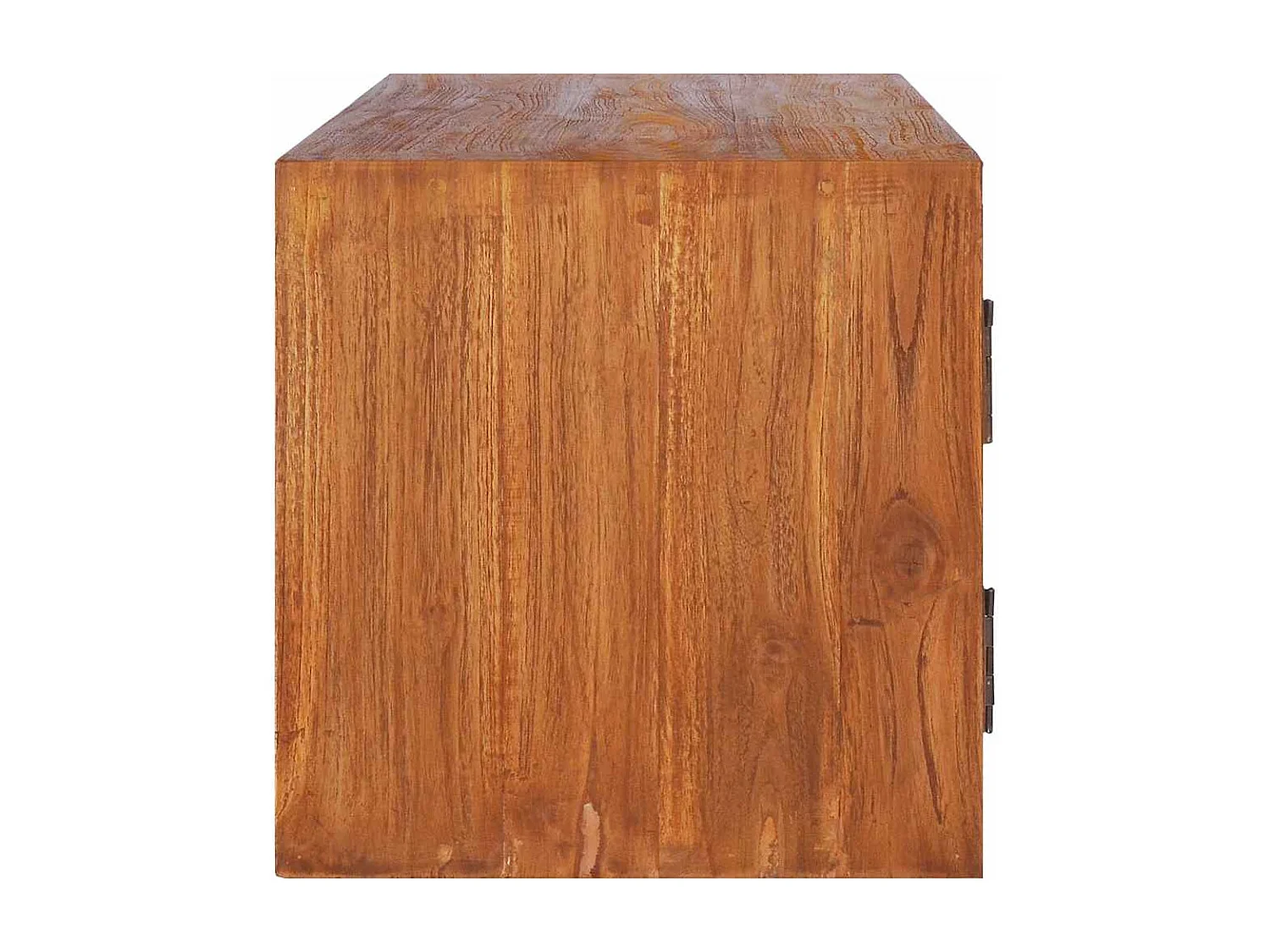 Mobile TV a Parete 90x30x30 cm in Legno Massello di Teak