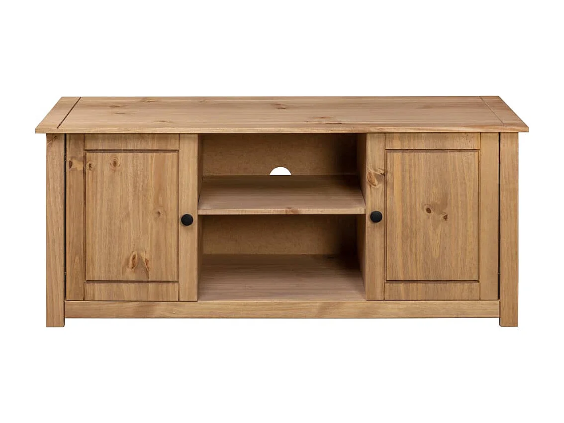 Meuble TV 120x40x50 cm Bois de pin massif Gamme Panama
