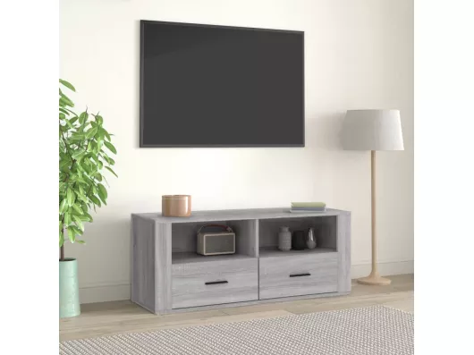 Kauf Unique TV-Schrank Grau Sonoma 100x35x40 cm Holzwerkstoff