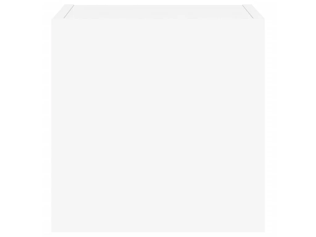 Tv-wandmeubel met LED-verlichting 30,5x35x30 cm wit