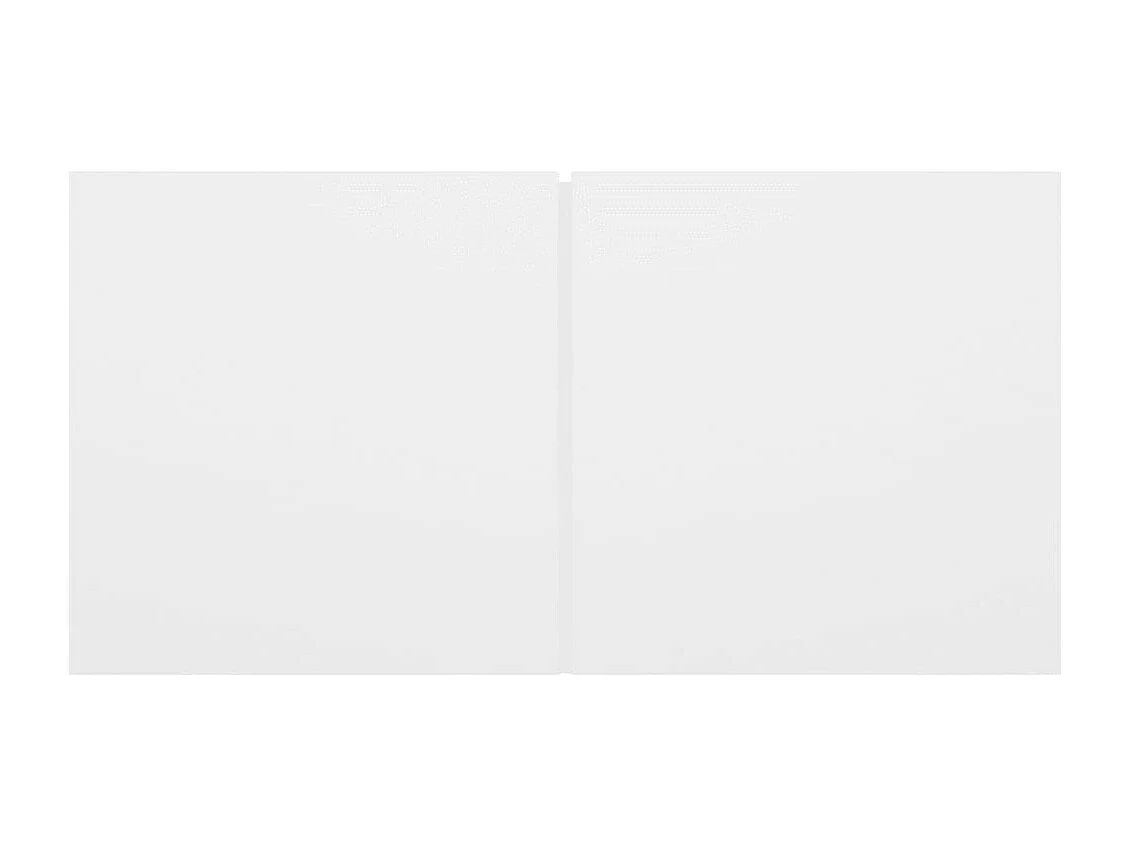 Ensemble de meubles TV 4 pcs Blanc Bois d'ingénierie