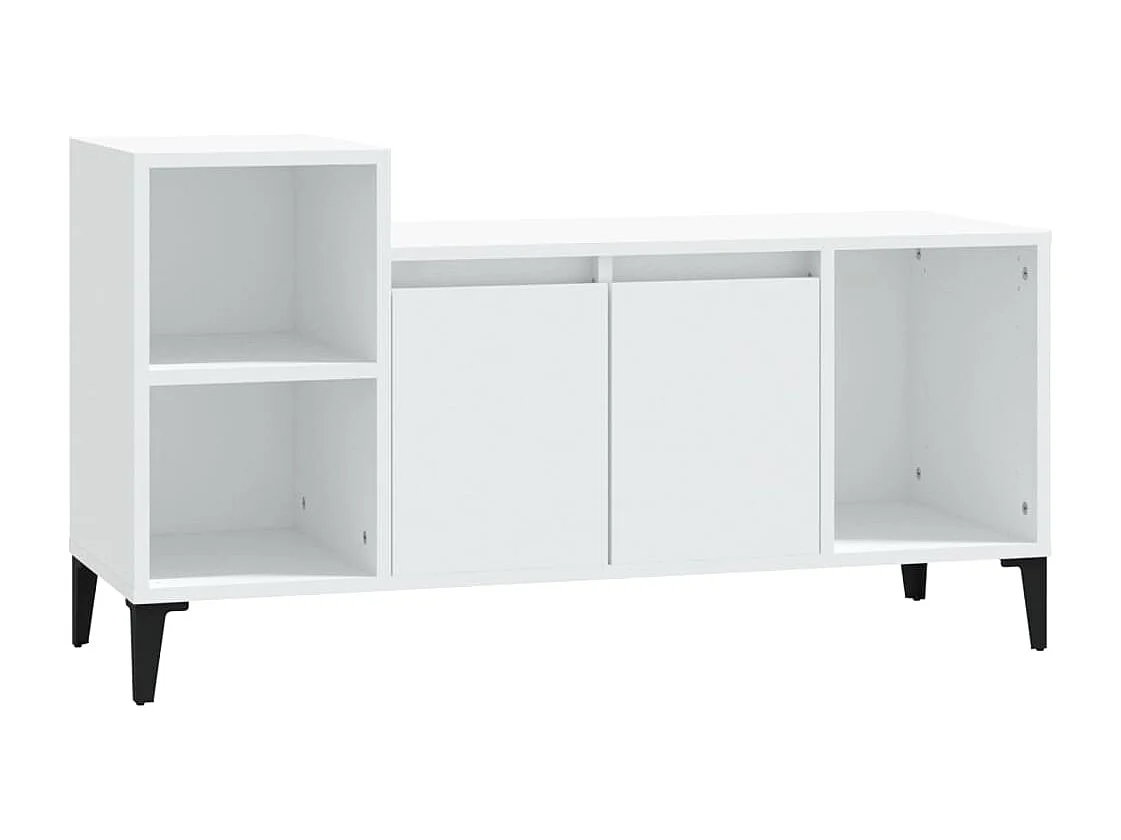 TV-Schrank Weiß 100x35x55 cm Holzwerkstoff