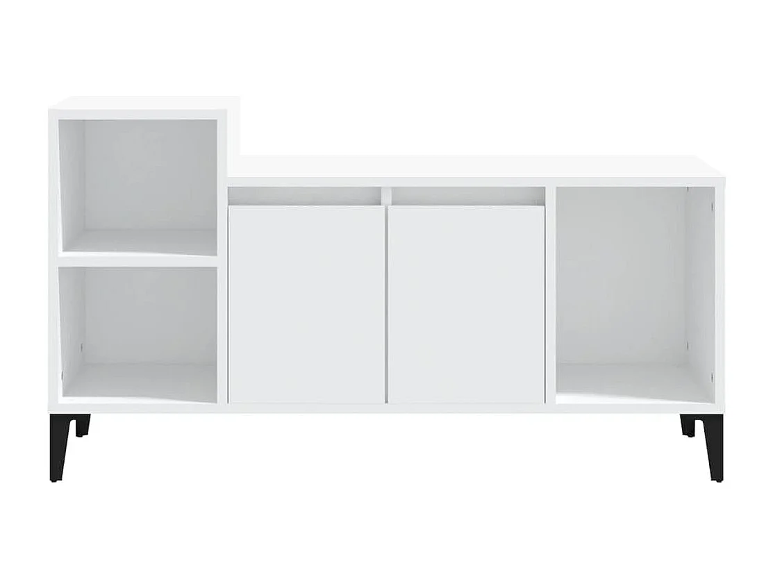 TV-Schrank Weiß 100x35x55 cm Holzwerkstoff