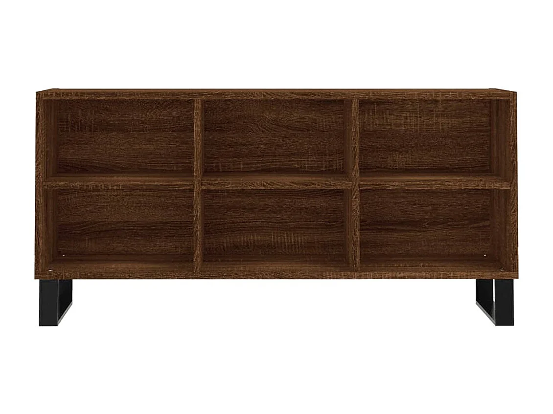 Móvel de TV 103,5x30x50 cm derivados madeira carvalho castanho