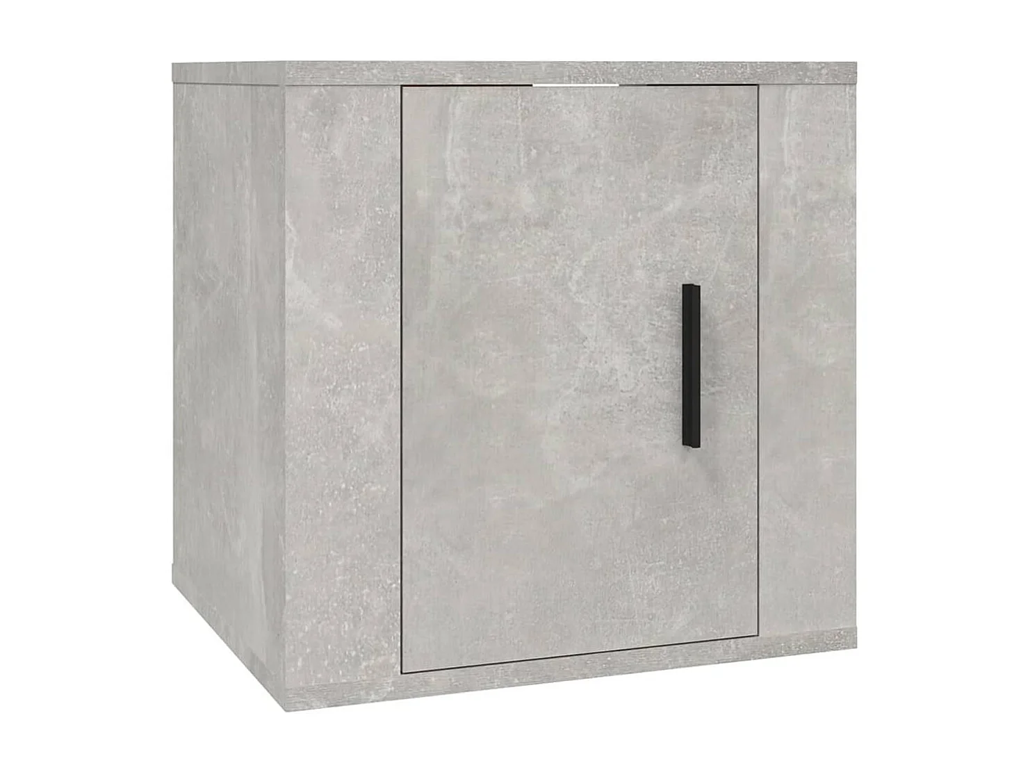 Ensemble de meubles TV 2 pcs gris béton bois d'ingénierie