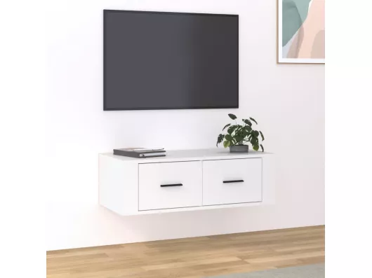 Kauf Unique TV-Wandschrank Weiß 80x36x25 cm Holzwerkstoff