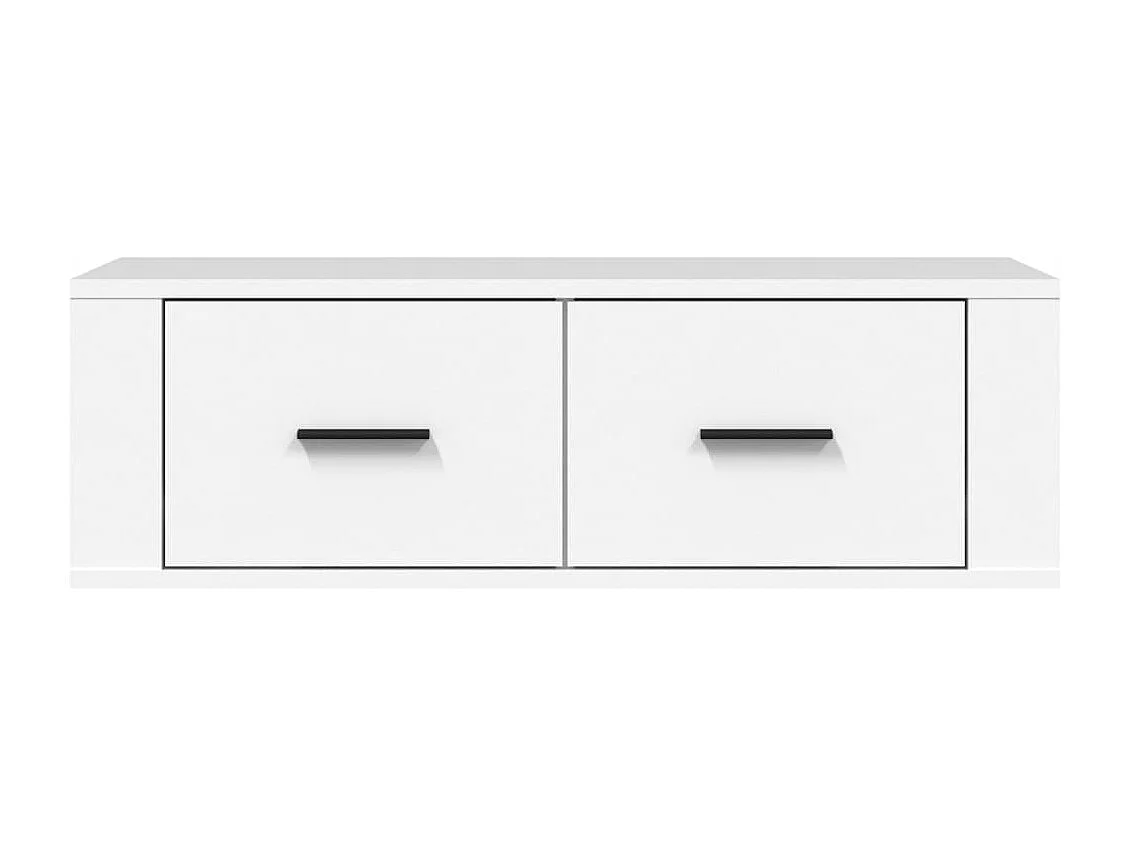 Meuble TV suspendu Blanc 80x36x25 cm Bois d'ingénierie