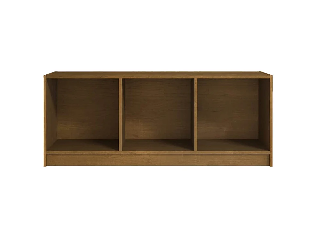 TV-Schrank Honigbraun 104x33x41 cm Massivholz Kiefer