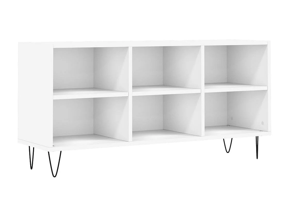 Tv-meubel 103,5x30x50 cm bewerkt hout wit