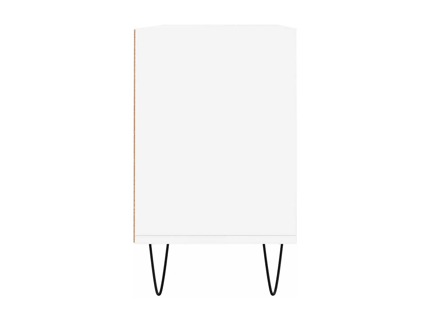 Meuble TV blanc 103,5x30x50 cm bois d'ingénierie