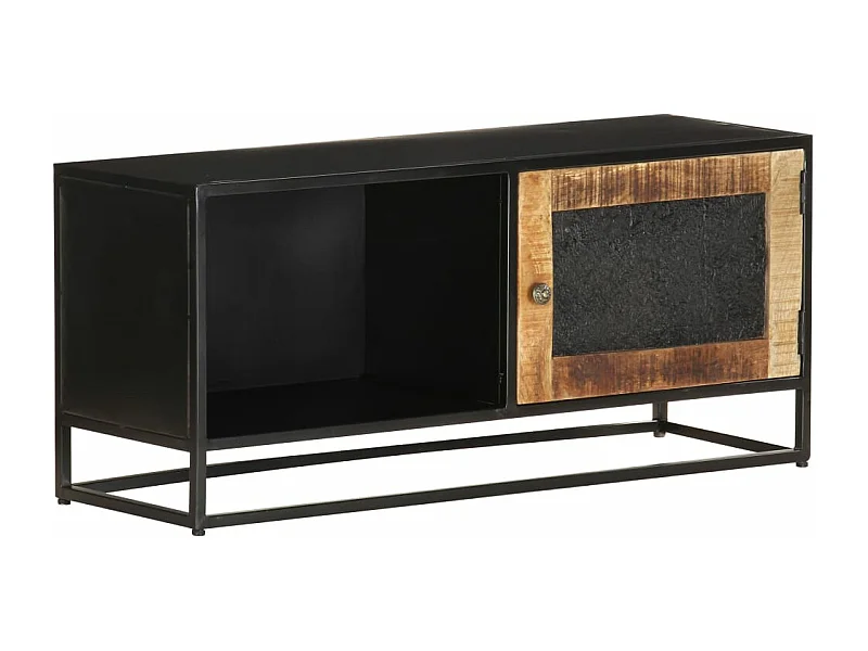 Tv-meubel 90x30x40 cm ruw mangohout