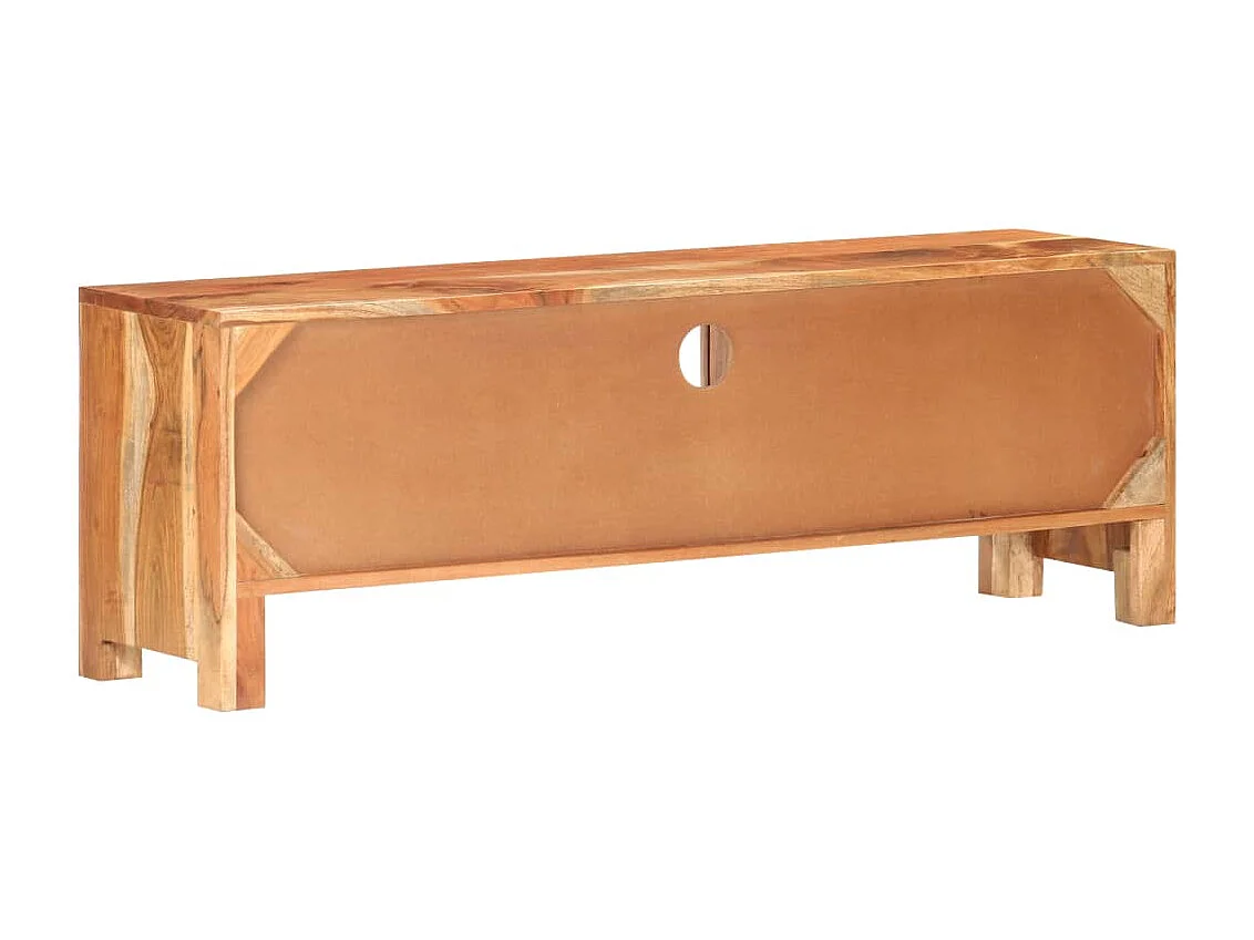 Meuble TV 116x30x40 cm Bois d'acacia massif