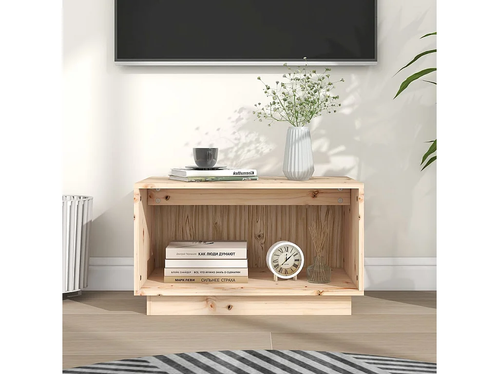 Meuble TV 60x35x35 cm Bois de pin massif