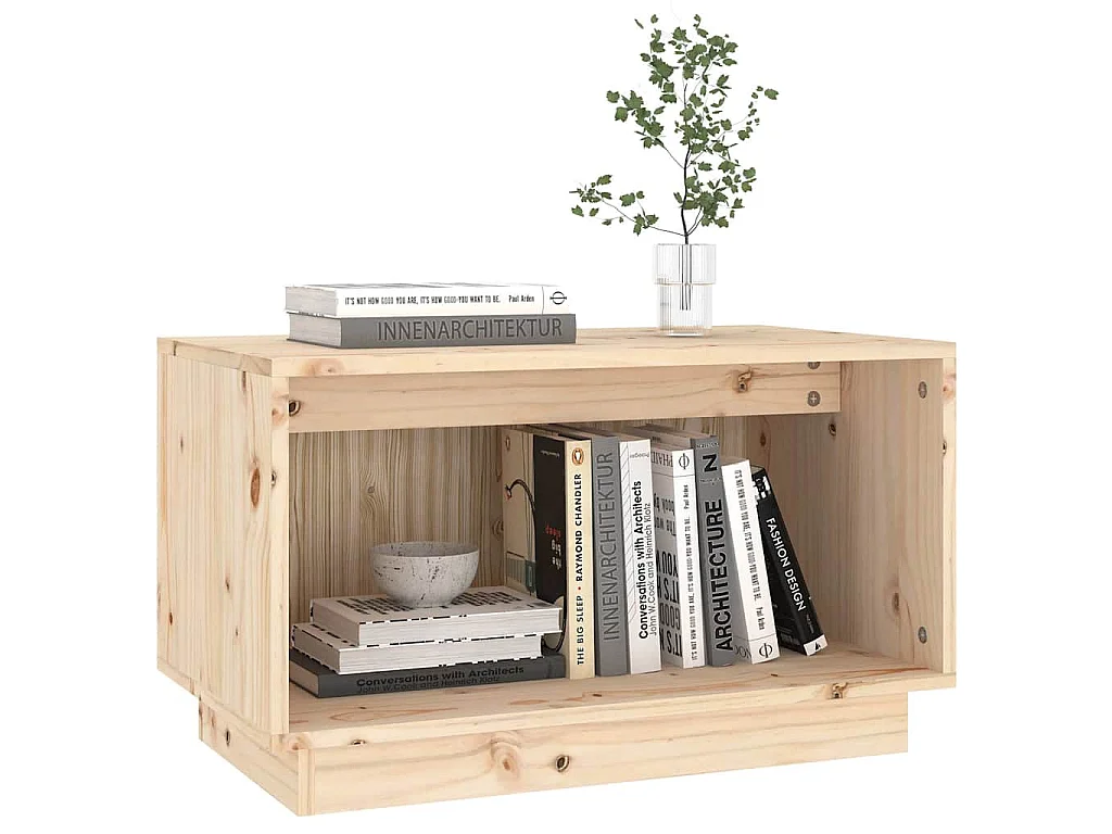 Meuble TV 60x35x35 cm Bois de pin massif