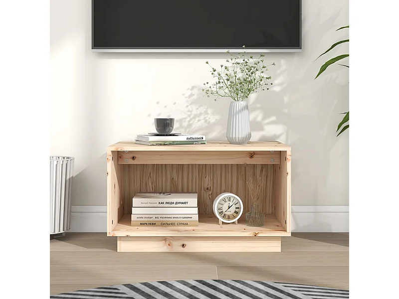 TV-Schrank 60x35x35 cm Massivholz Kiefer