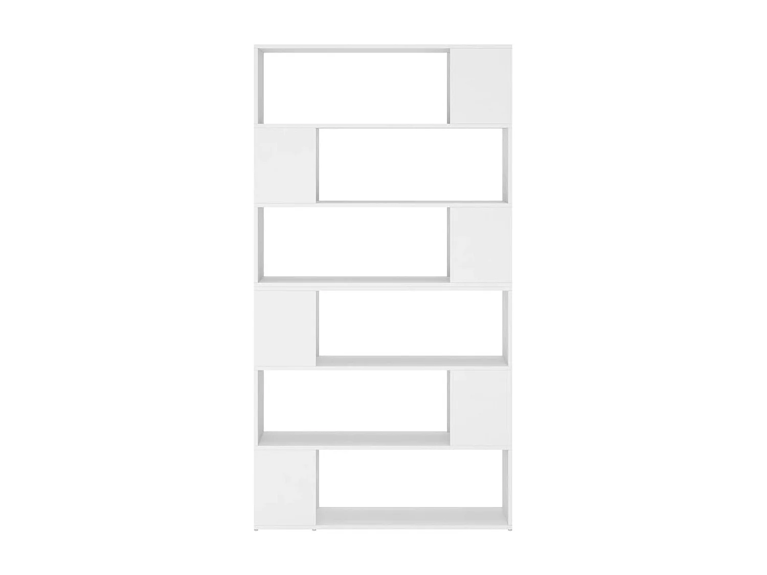 Estantería divisor de espacios blanco 100x24x188 cm