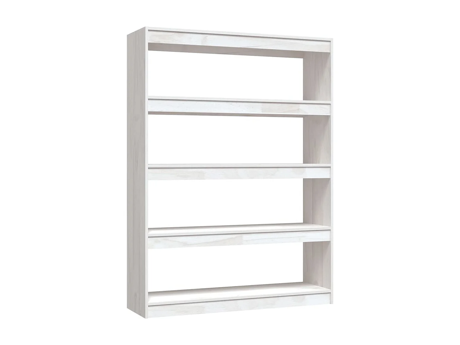 Estante/divisória 100x30x135,5 cm pinho maciço branco