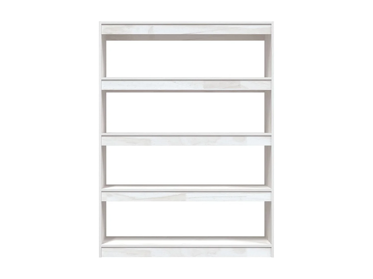 Estante/divisória 100x30x135,5 cm pinho maciço branco