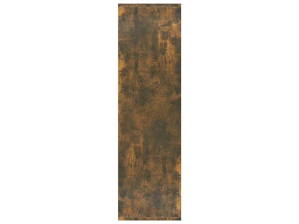 Bibliothèque/Séparateur de pièce Chêne fumé Bois d'ingénierie