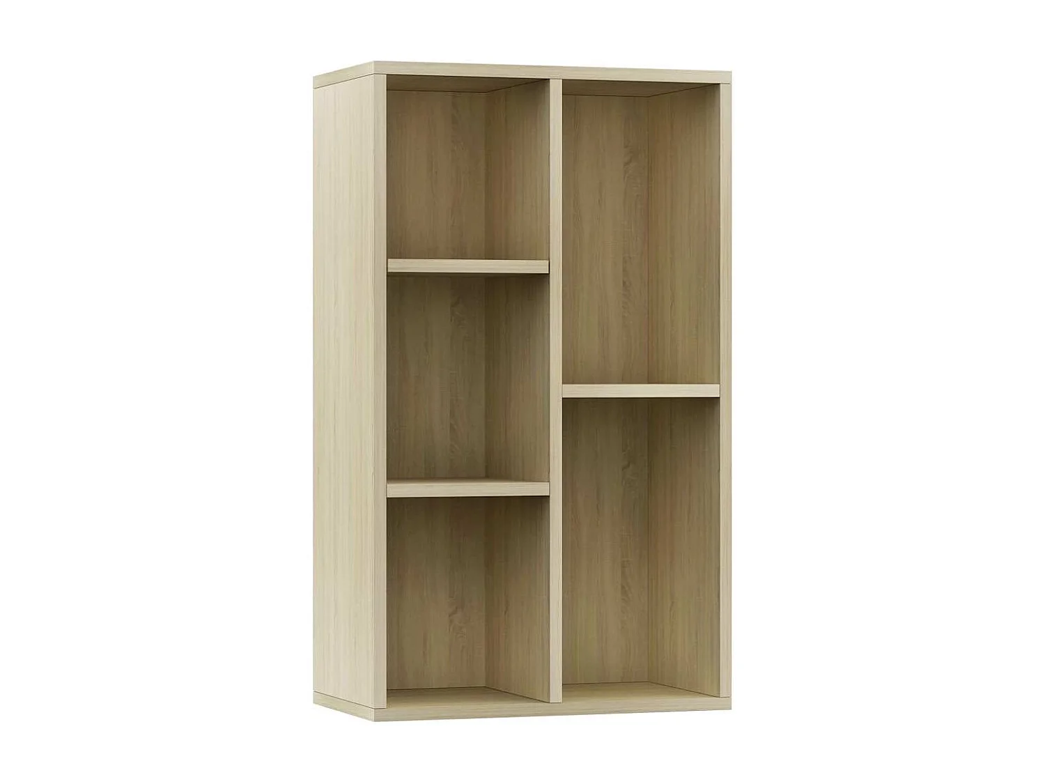Bücherregal/Sideboard Sonoma Eiche 50x25x80 cm Holzwerkstoff