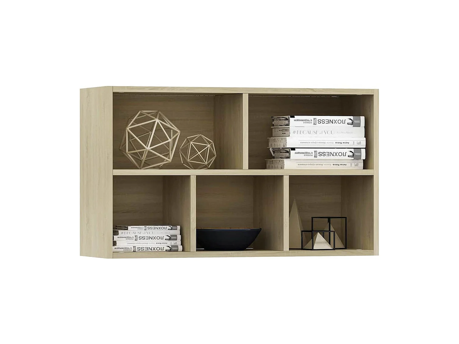 Bücherregal/Sideboard Sonoma Eiche 50x25x80 cm Holzwerkstoff