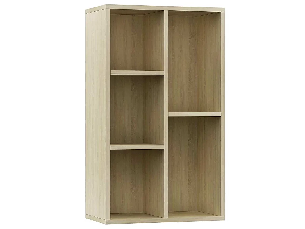 Bibliothèque/Buffet Chêne sonoma 50x25x80 cm Bois d’ingénierie