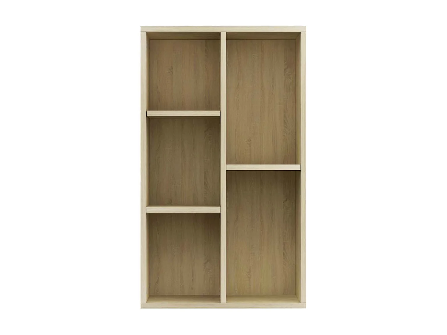 Bibliothèque/Buffet Chêne sonoma 50x25x80 cm Bois d’ingénierie