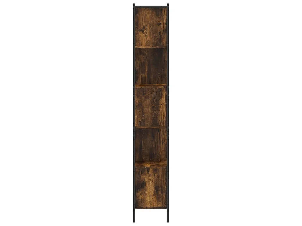 Estante 72x28x172 cm derivados de madeira carvalho fumado