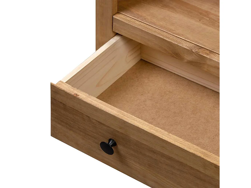 Bibliothèque 80x35x110 cm Bois de pin massif Assortiment Panama